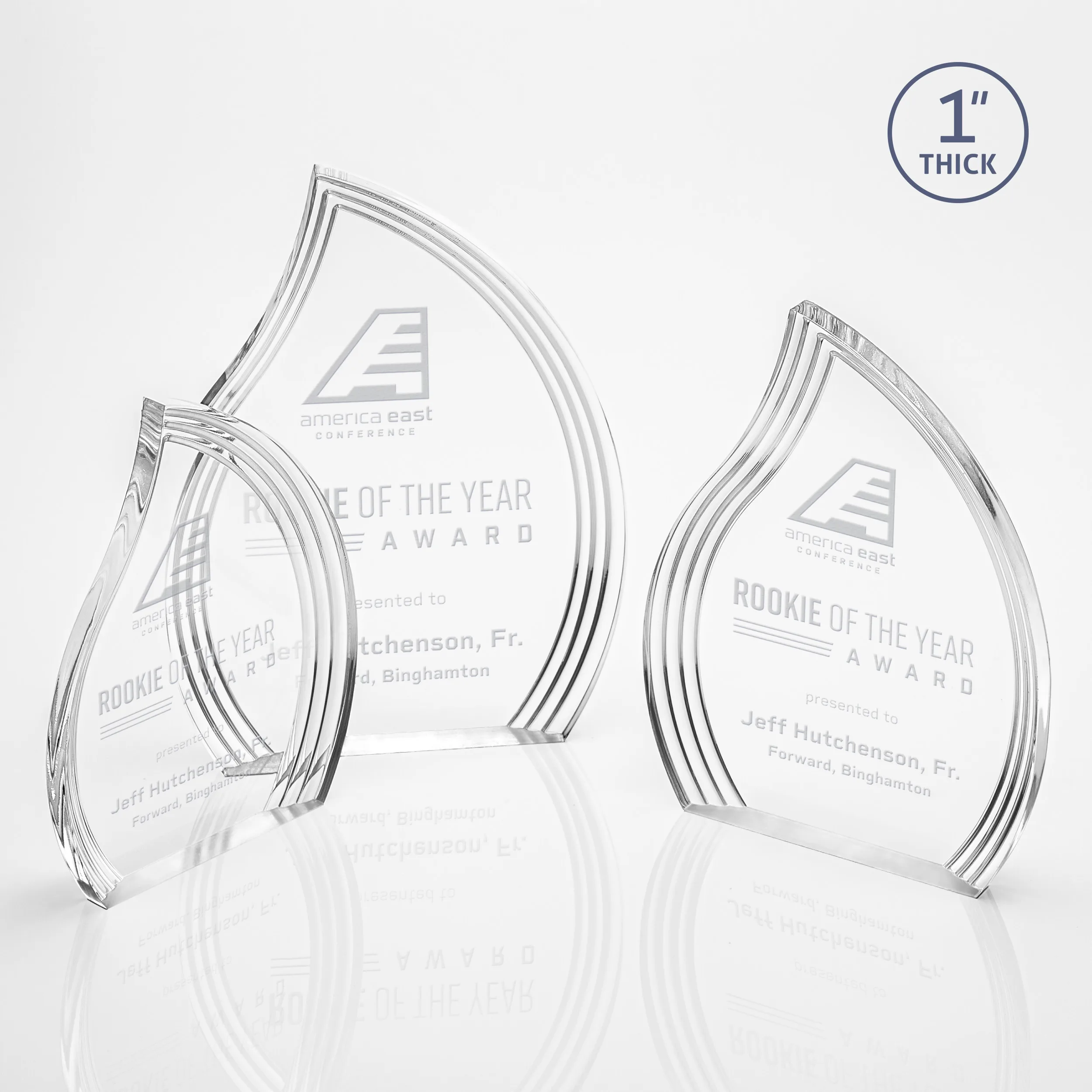 Flame, Laser Engraving, Clear