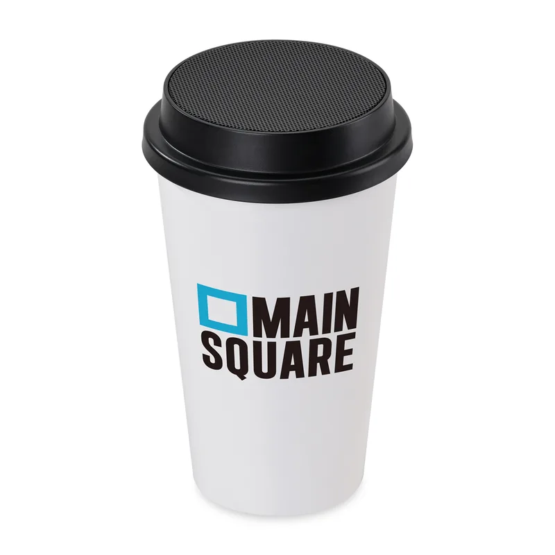 iLive™ Cup + Wireless Bluetooth Speaker - White-Black