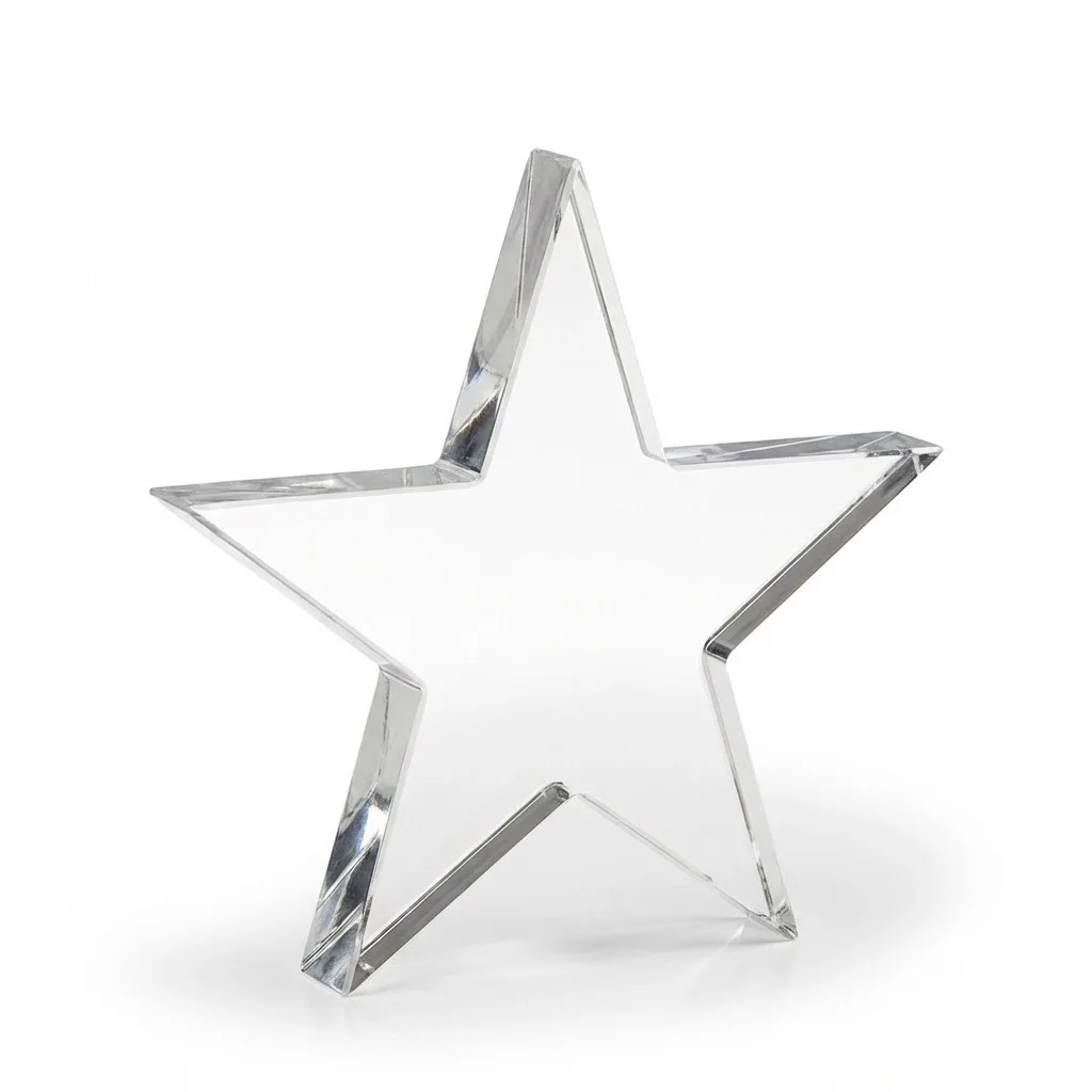 Celeste Acrylic Paperweight Award view 2