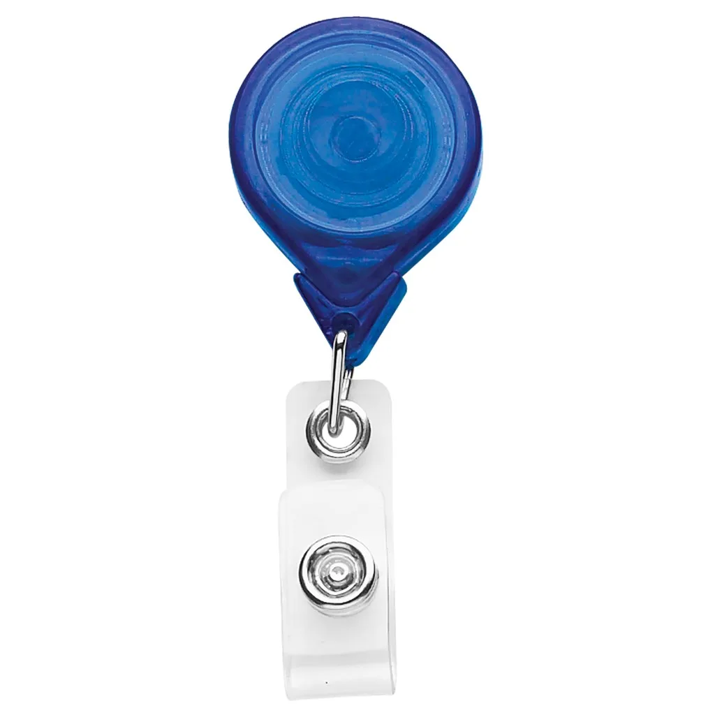 "Best" Translucent Round Retractable Badge Reel view 2