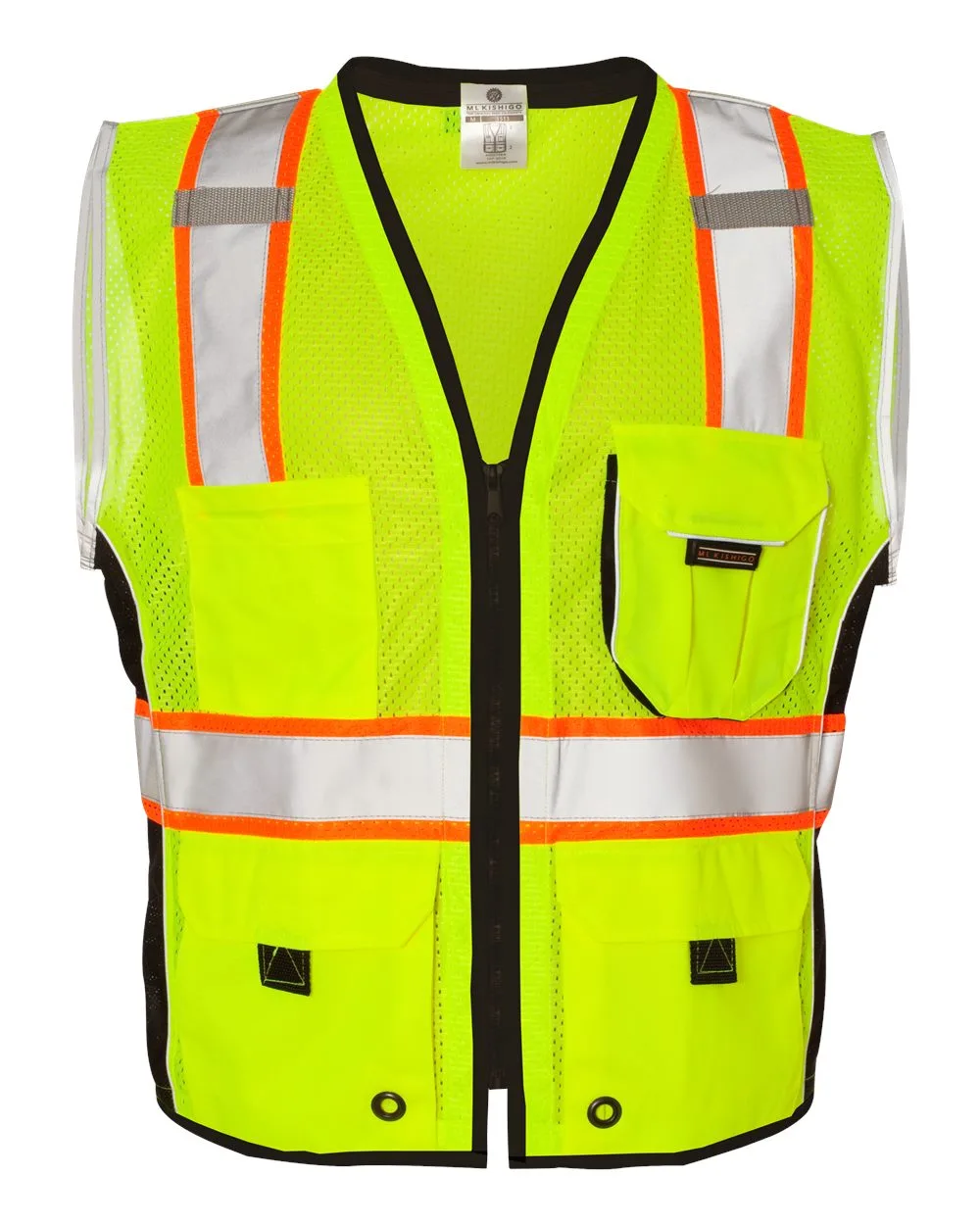 Kishigo® Unisex Premium Black Series® Heavy-Duty Vest view 3