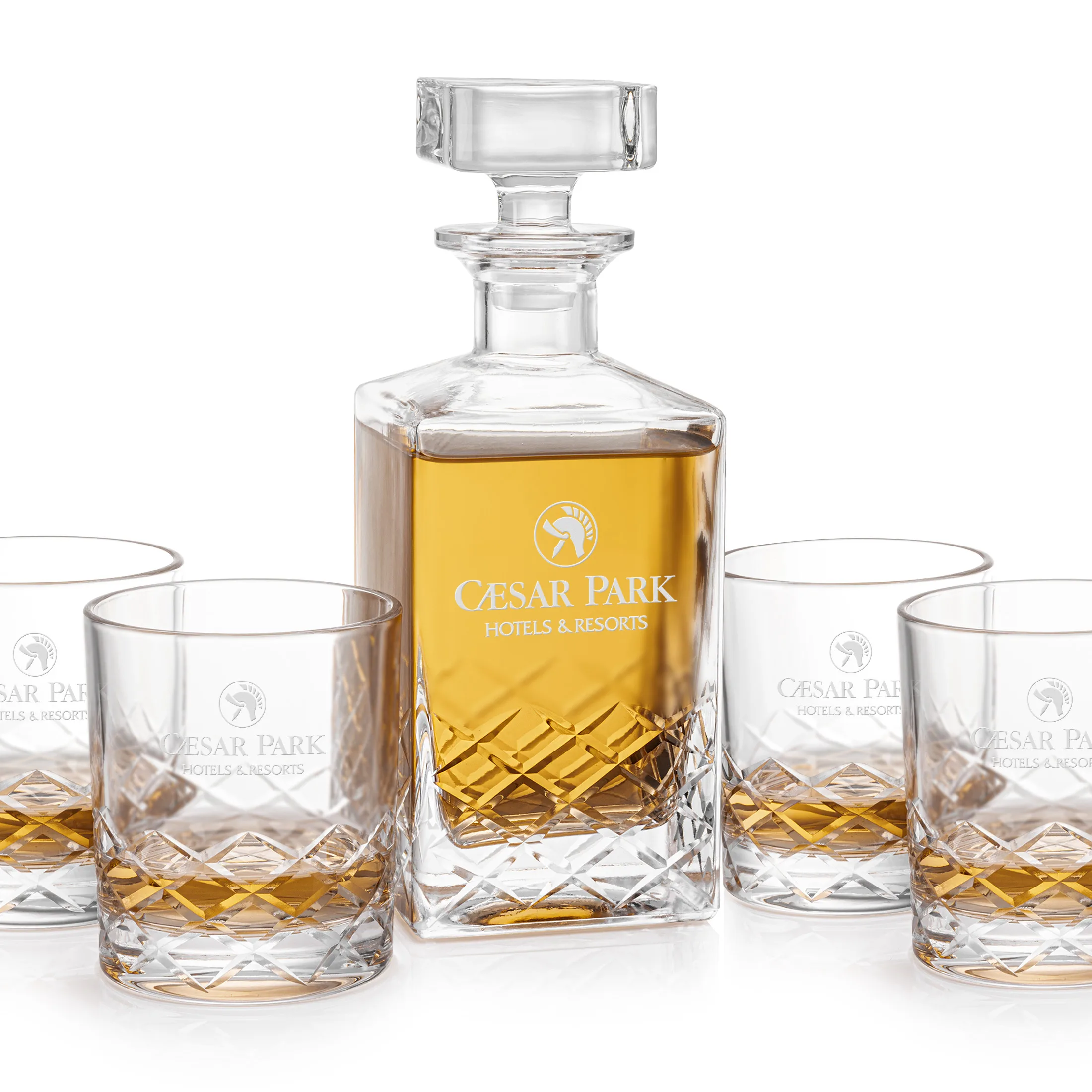 Decanter Set, Decanter & 4 OTR
