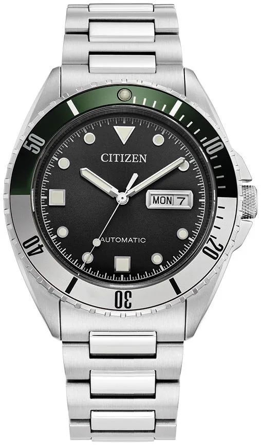 Citizen Watch Men's Sport Luxury Automatic Stainless Steel Bracelet Watch Black Dial