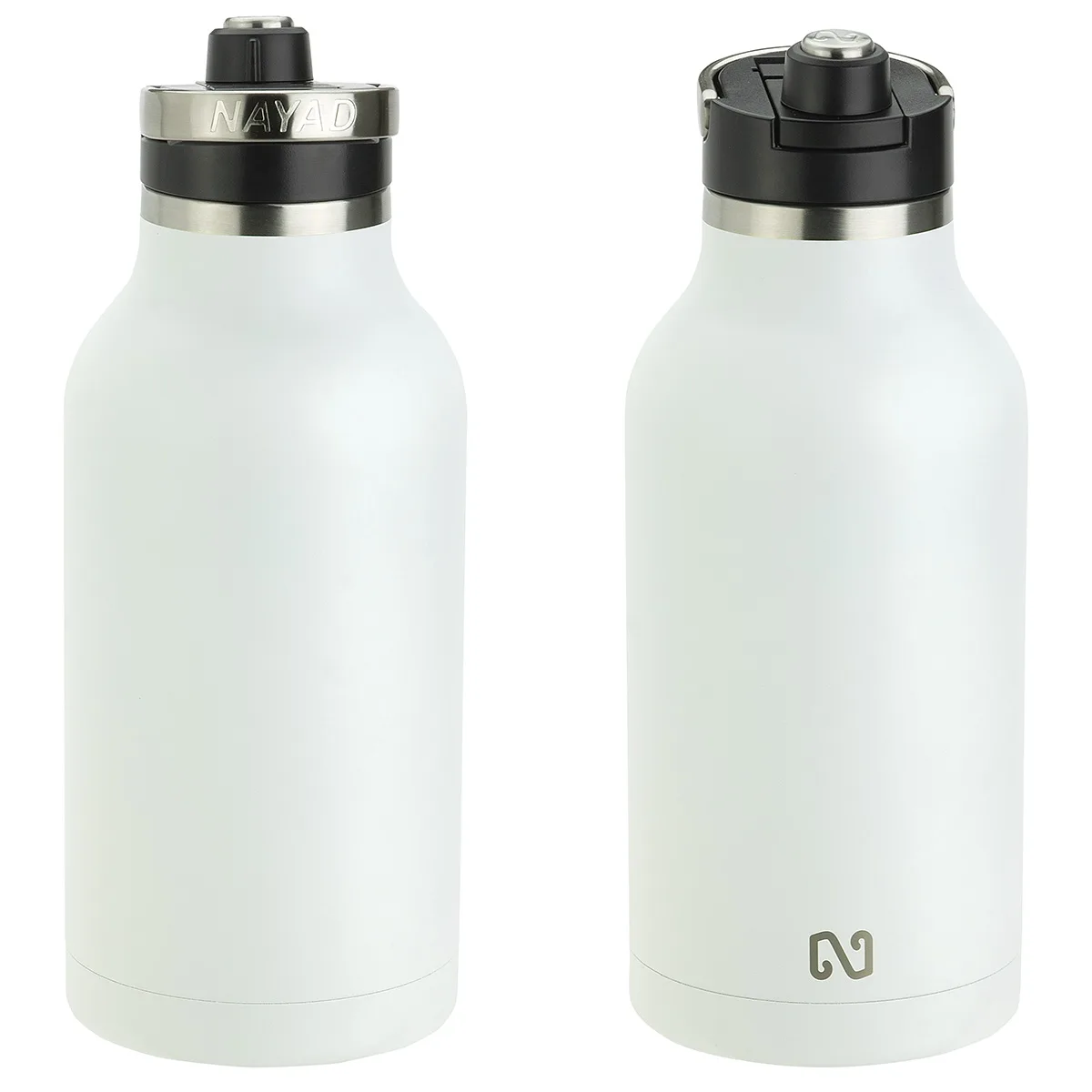NAYAD® Traveler 64 oz Stainless Double-wall Bottle with Twist-Top Spout view 2