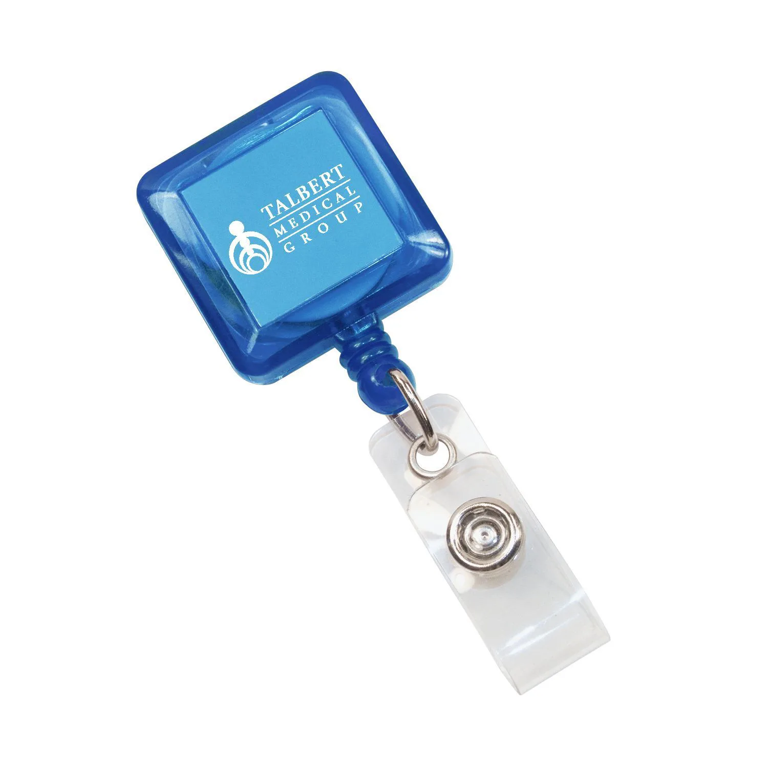 Square Retractable Badge Holder view 4