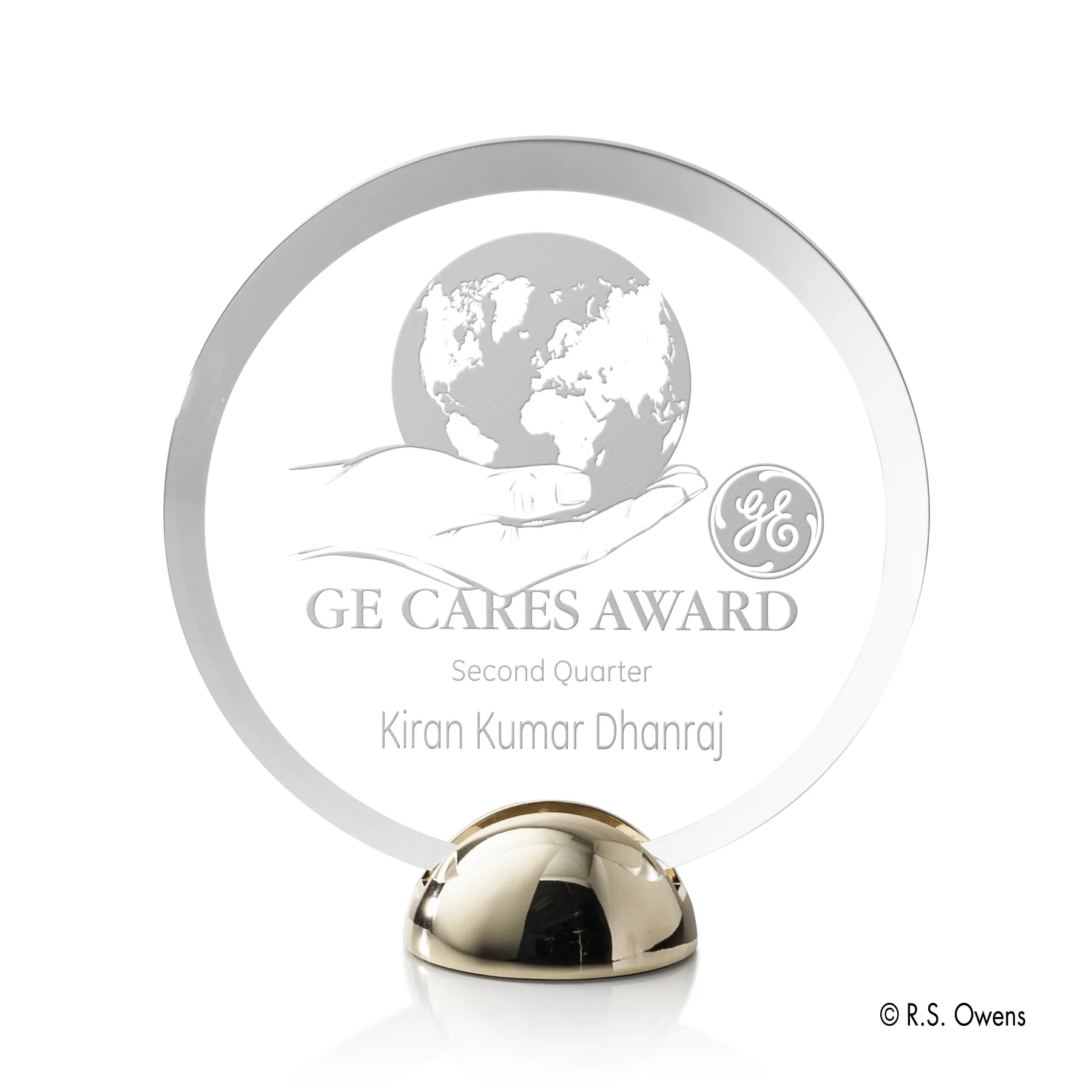 Laser Engraving, Bright Gold