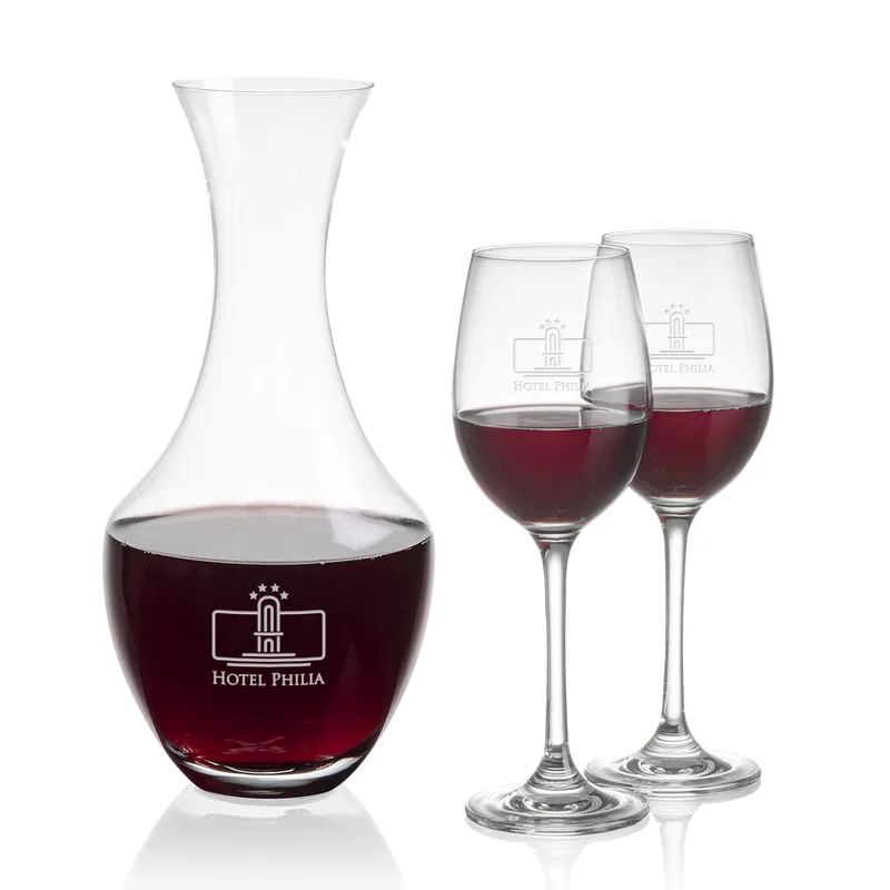 Carafe & 2 Wine