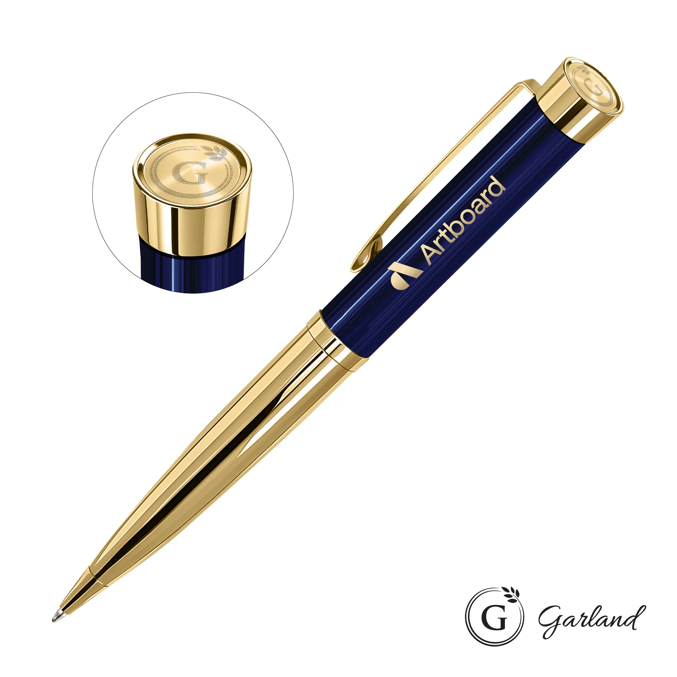 Navy Blue / Gold