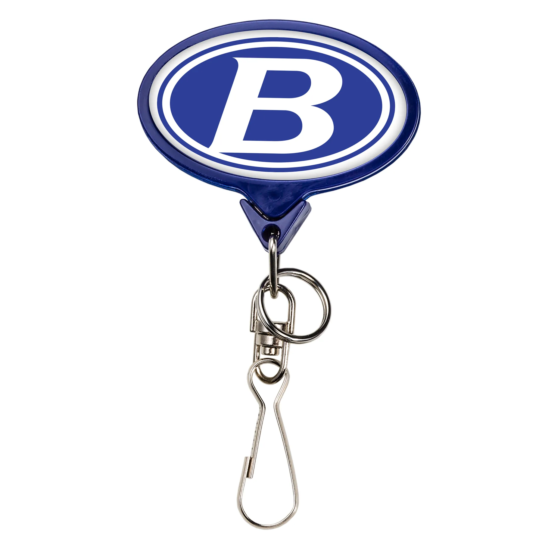 Bamboo Jumbo Oval Retractable Badge Reel view 5