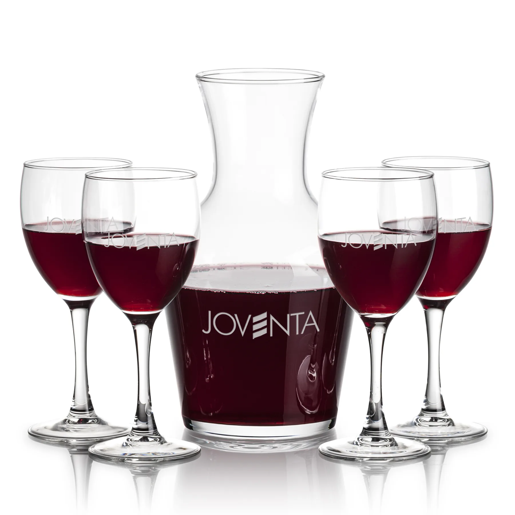 Carafe & 4 Wine