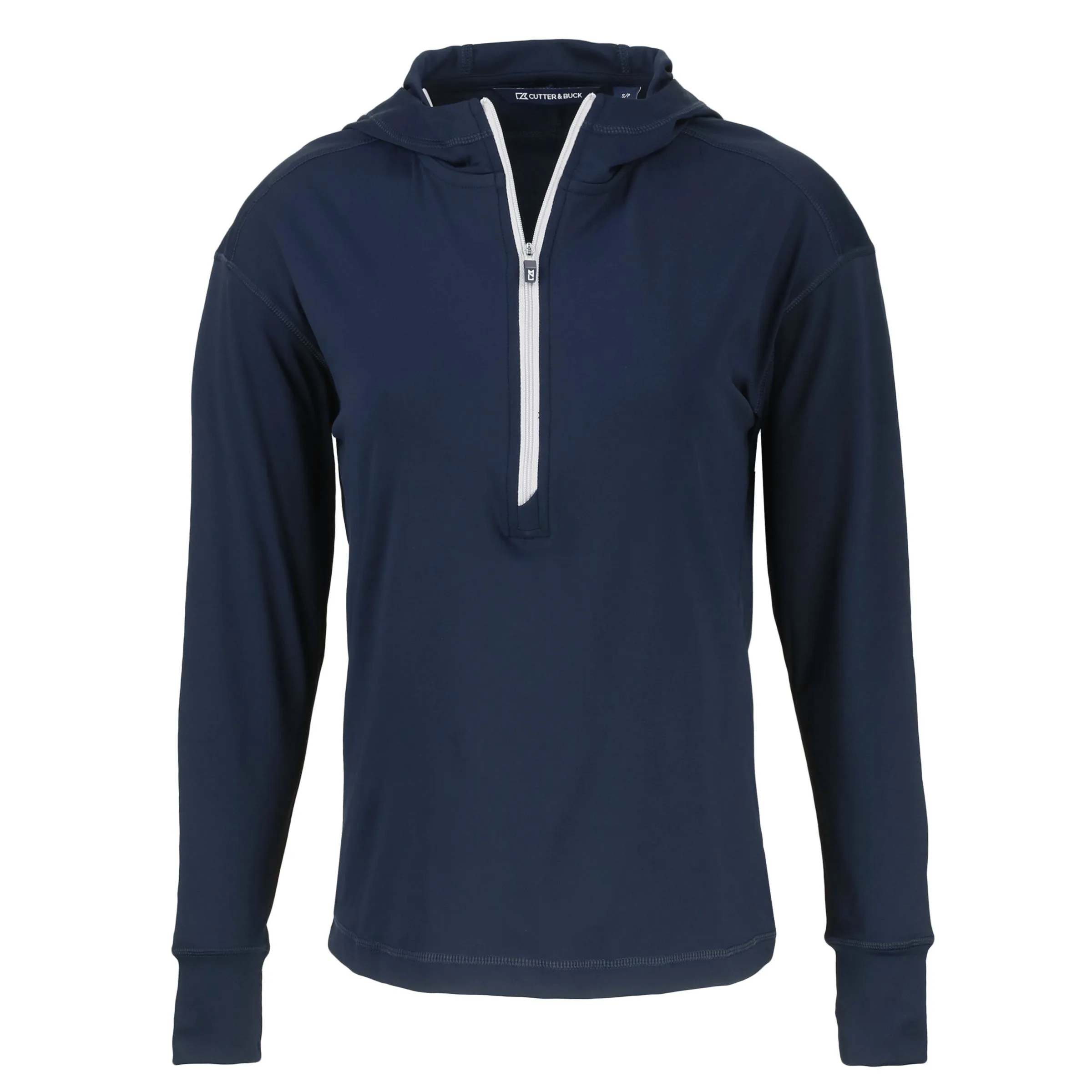 Cutter & Buck Daybreak Eco Recycled Womens Half Zip Hoodie view 2