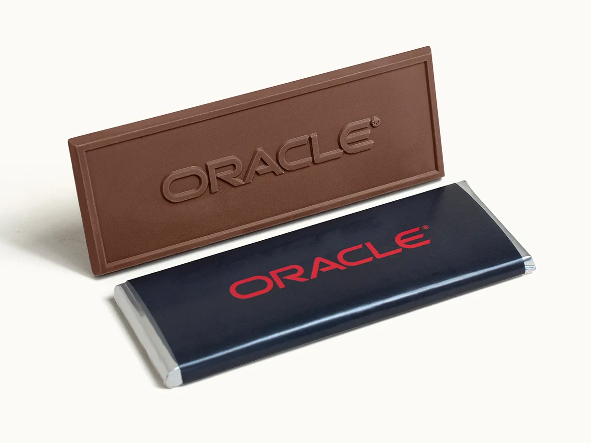 2"x 5" Brand Impact Custom Chocolate Wrapper Bar view 2