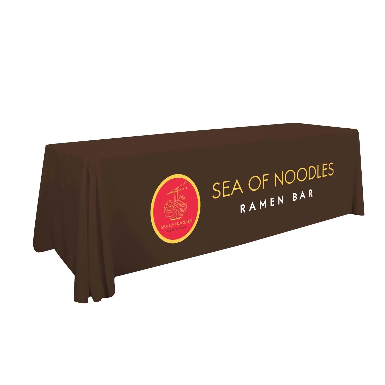 8' Standard Table Throw (Full-Color Front Only) view 7