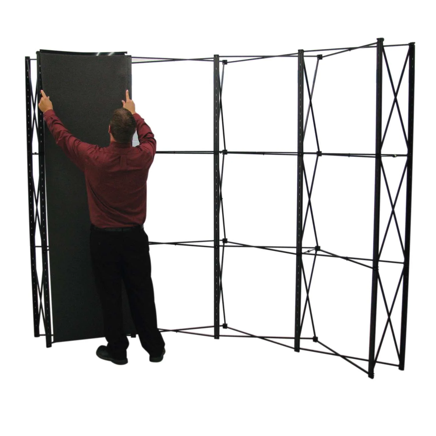 10' Curved ARISE Floor Display Kit (Mural with Fabric Ends) view 7