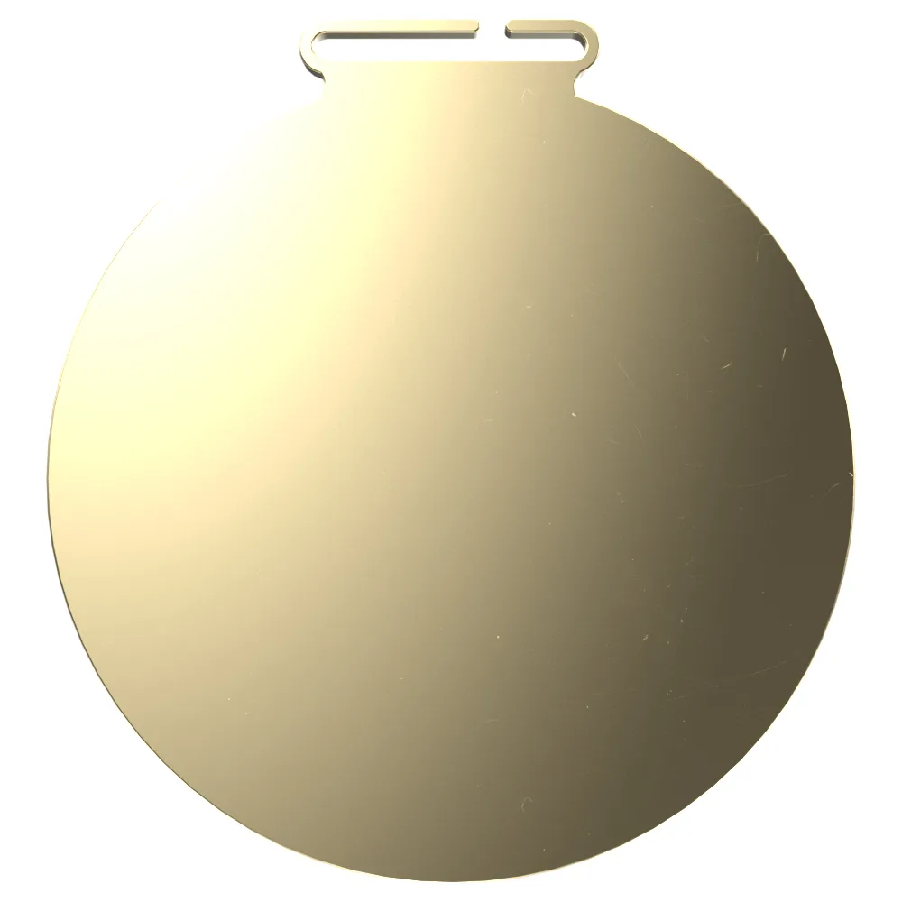 Texture Tone® Bright Large Smooth Medallion (4-1/2") view 2