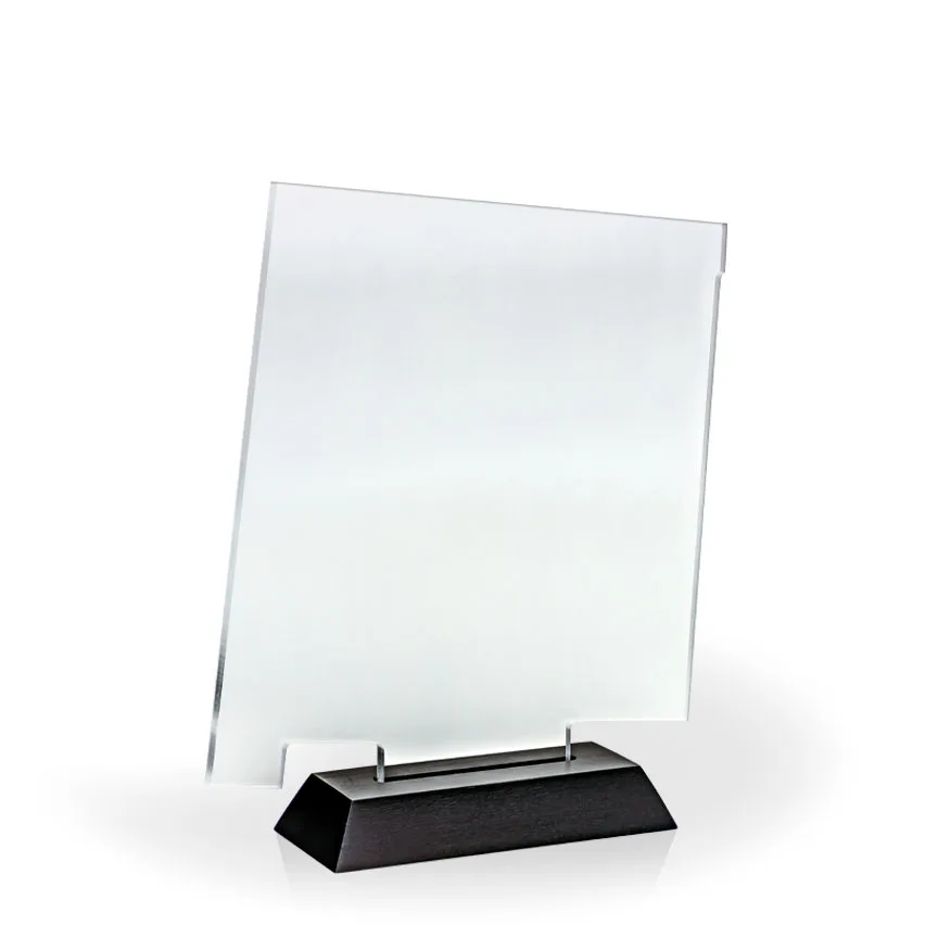 New Mexico Award with Black Wood Base - Engraved view 2