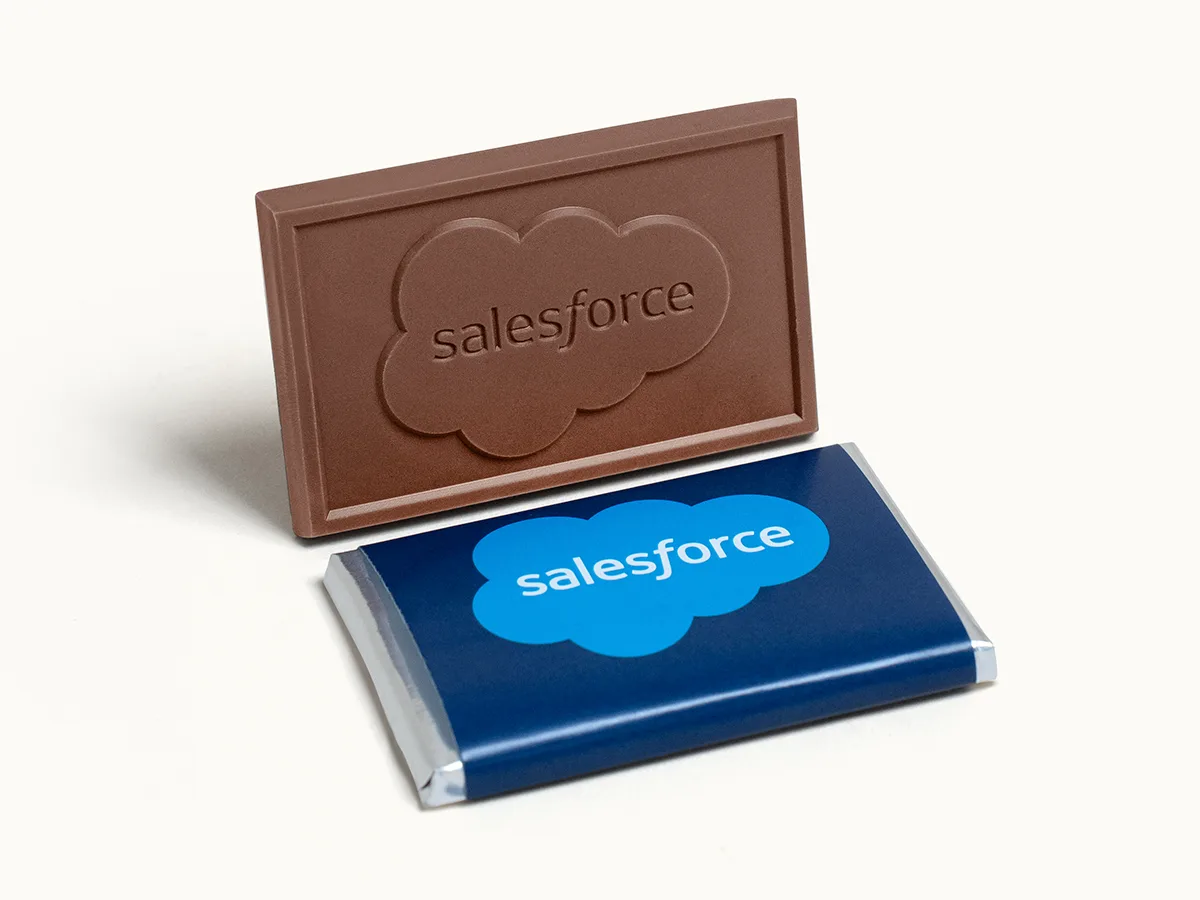 2"x 3" Small & Mighty Custom Chocolate Wrapper Bar view 2