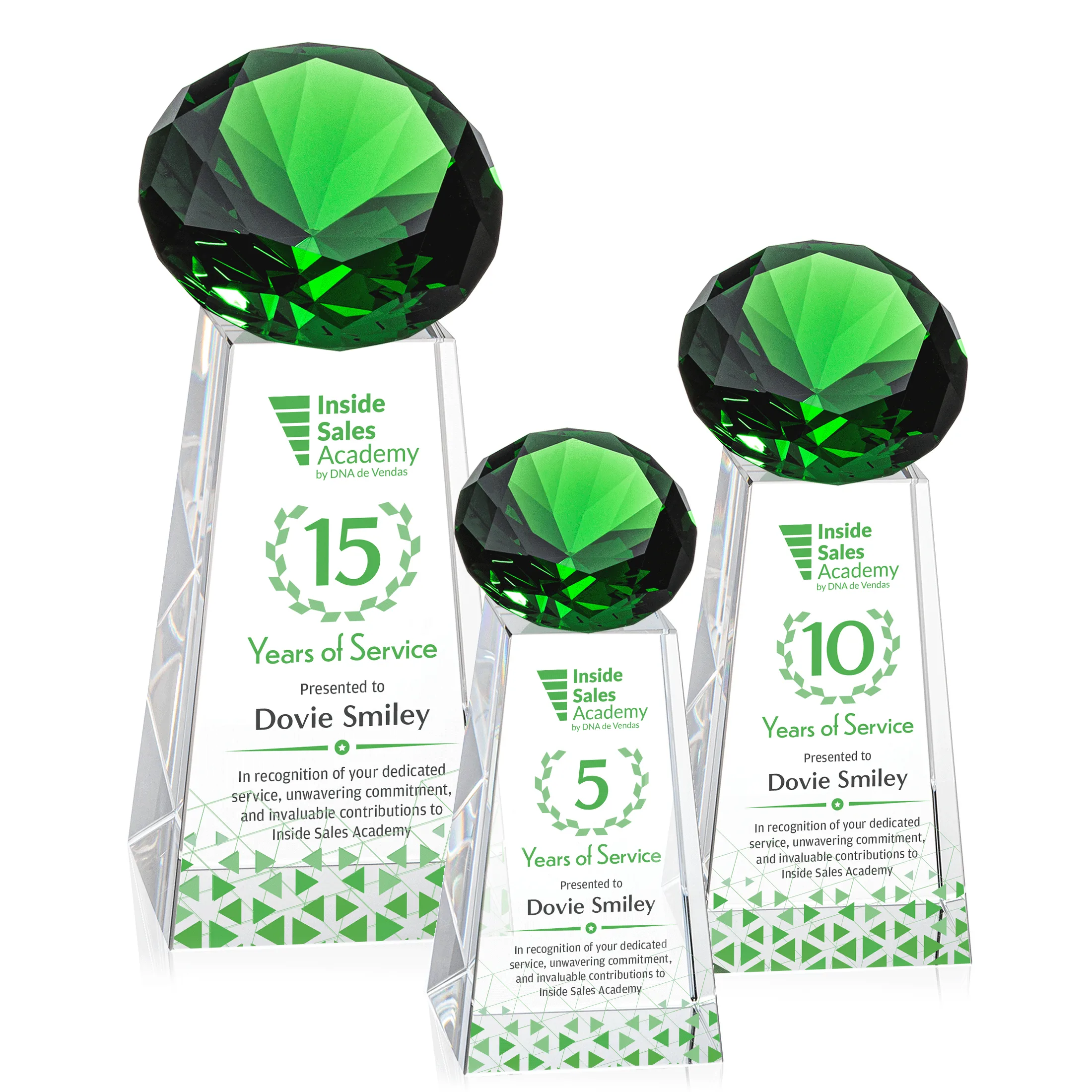 VividPrint™, Clear, Emerald