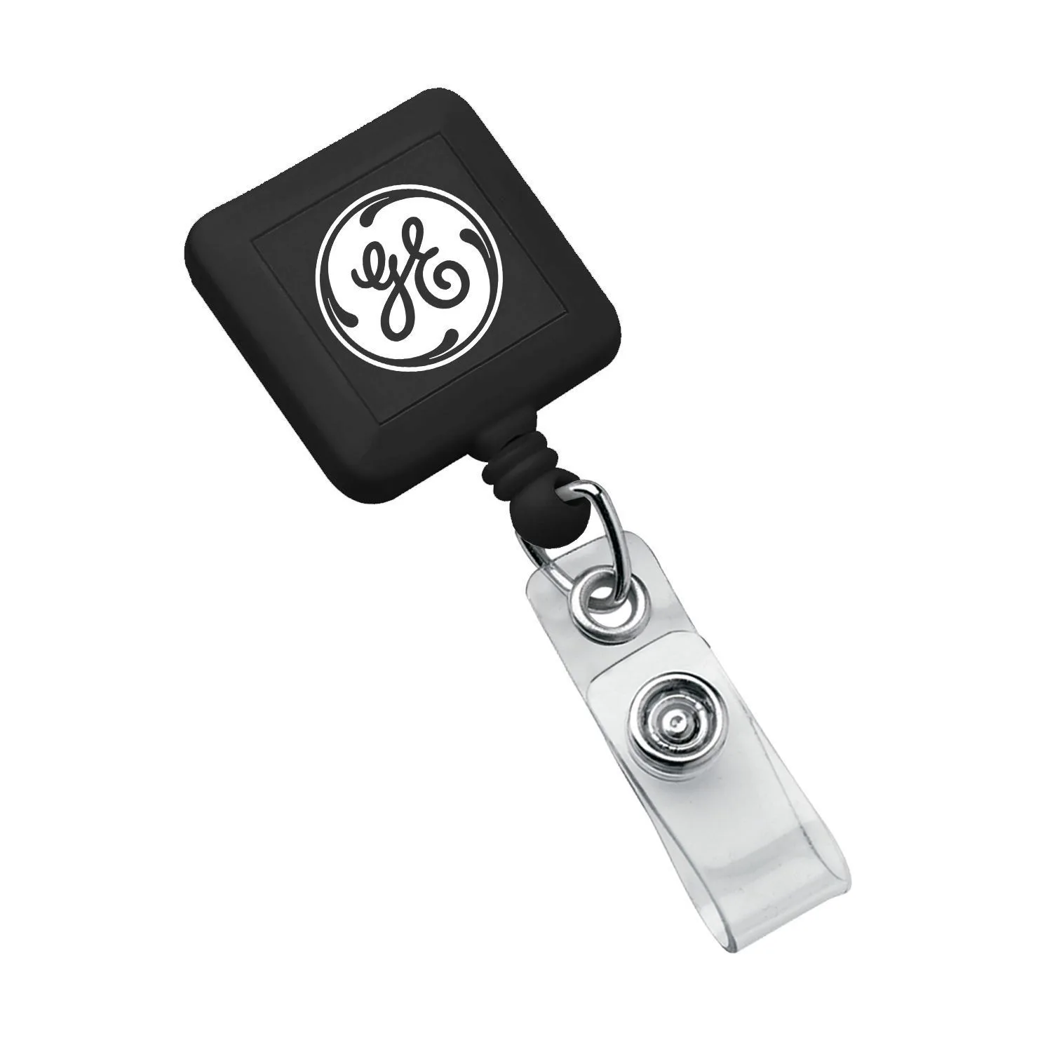Square Retractable Badge Holder view 3