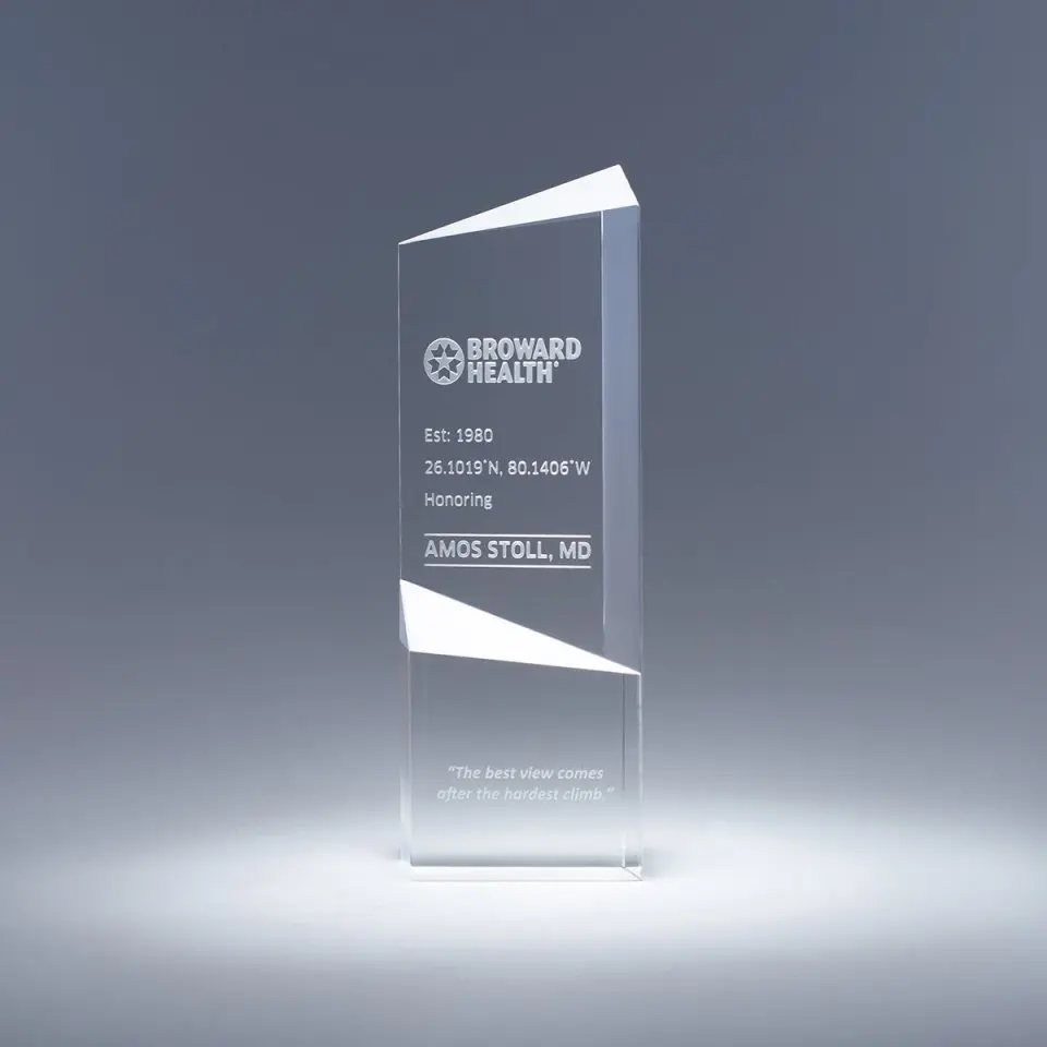 8" Contempo Crystal Award