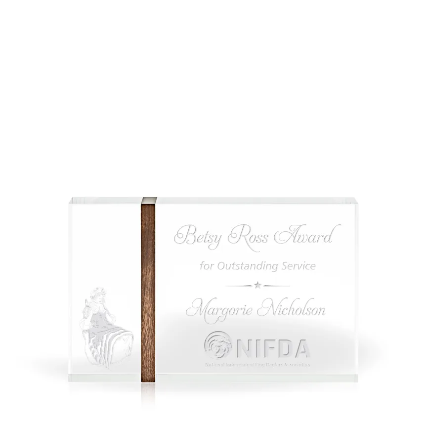 Capri Walnut Accent 5x8 Award view 5