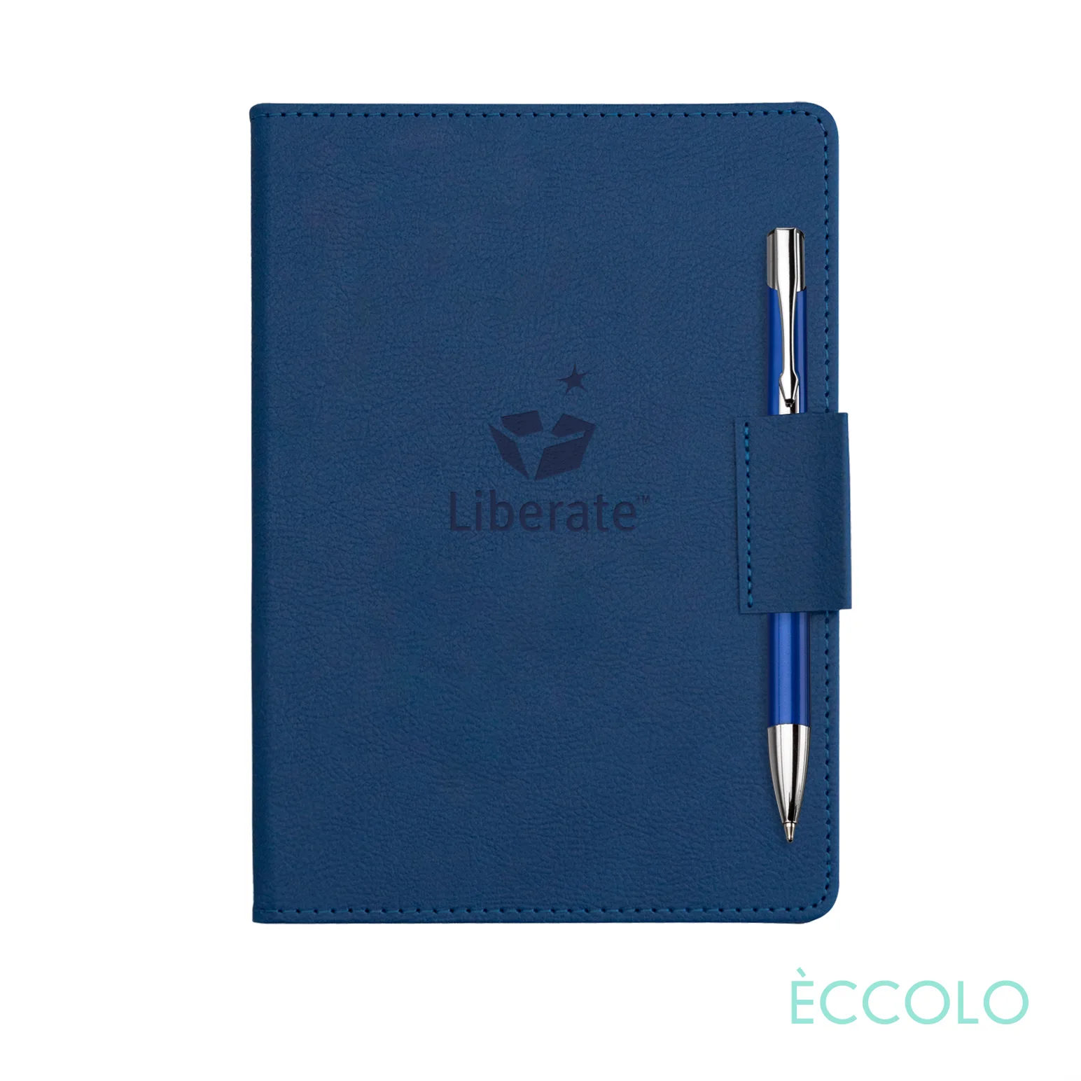 Journal & Clicker Pen, Blue PMS 653c / Blue