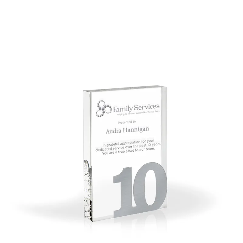 10-Year Acrylic Award