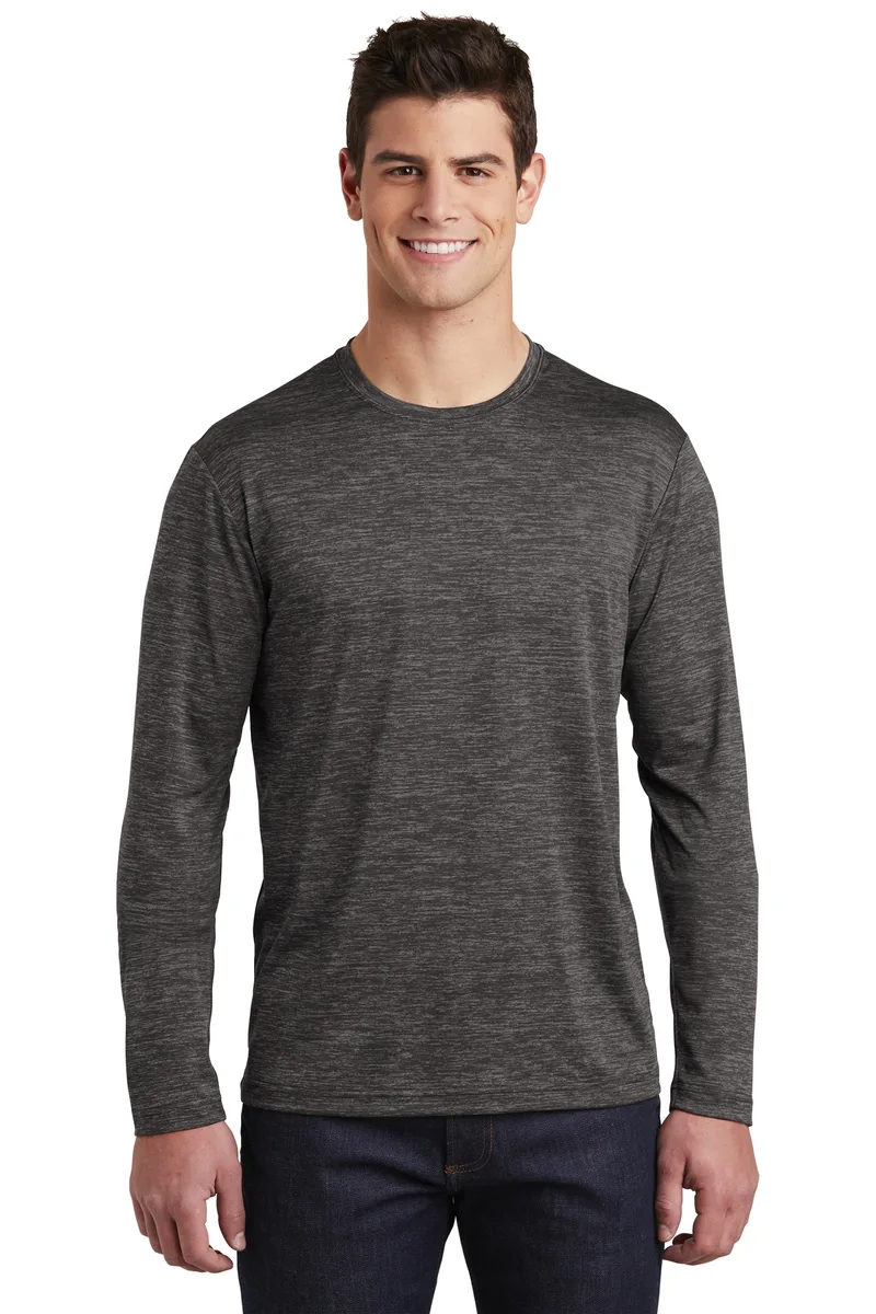 Sport-Tek ® PosiCharge ® Long Sleeve Electric Heather Tee.