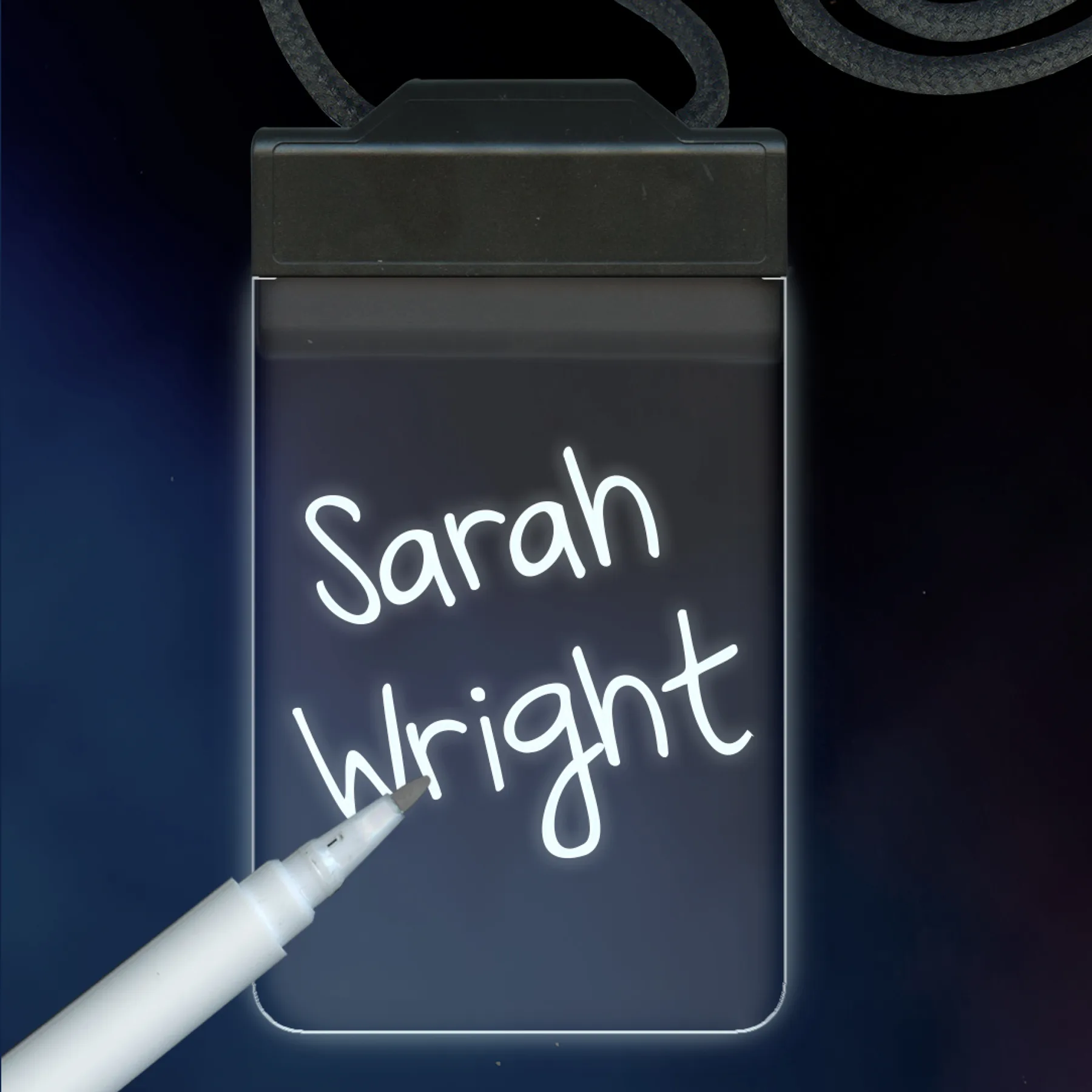 Basic Lighted Badge™ - Blank view 3