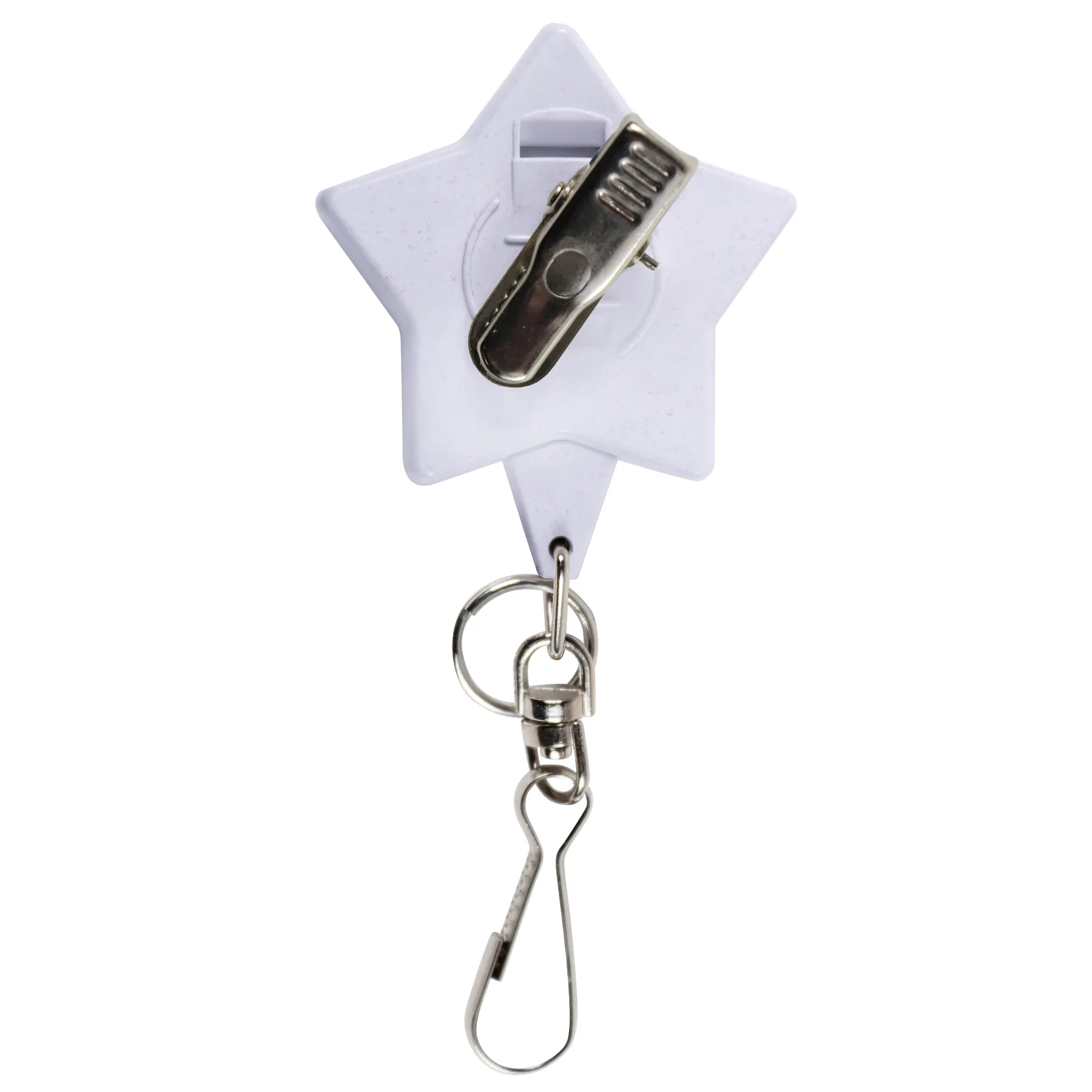 Bamboo Jumbo Star Retractable Badge Reel view 3