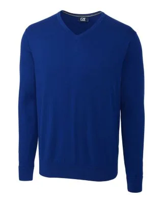 Cutter & Buck Lakemont Tri-Blend Mens Big and Tall V-Neck Pullover Sweater view 2