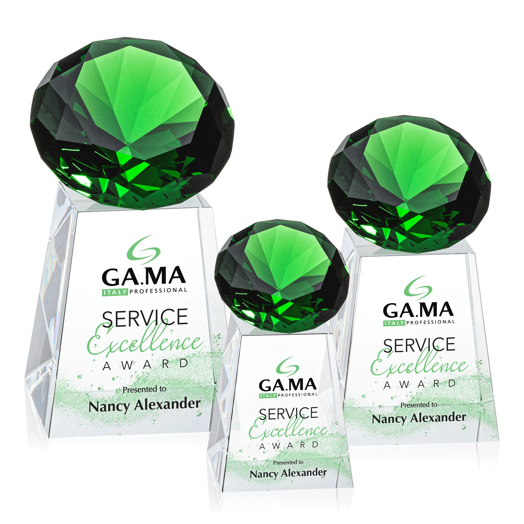 VividPrint™, Clear, Emerald