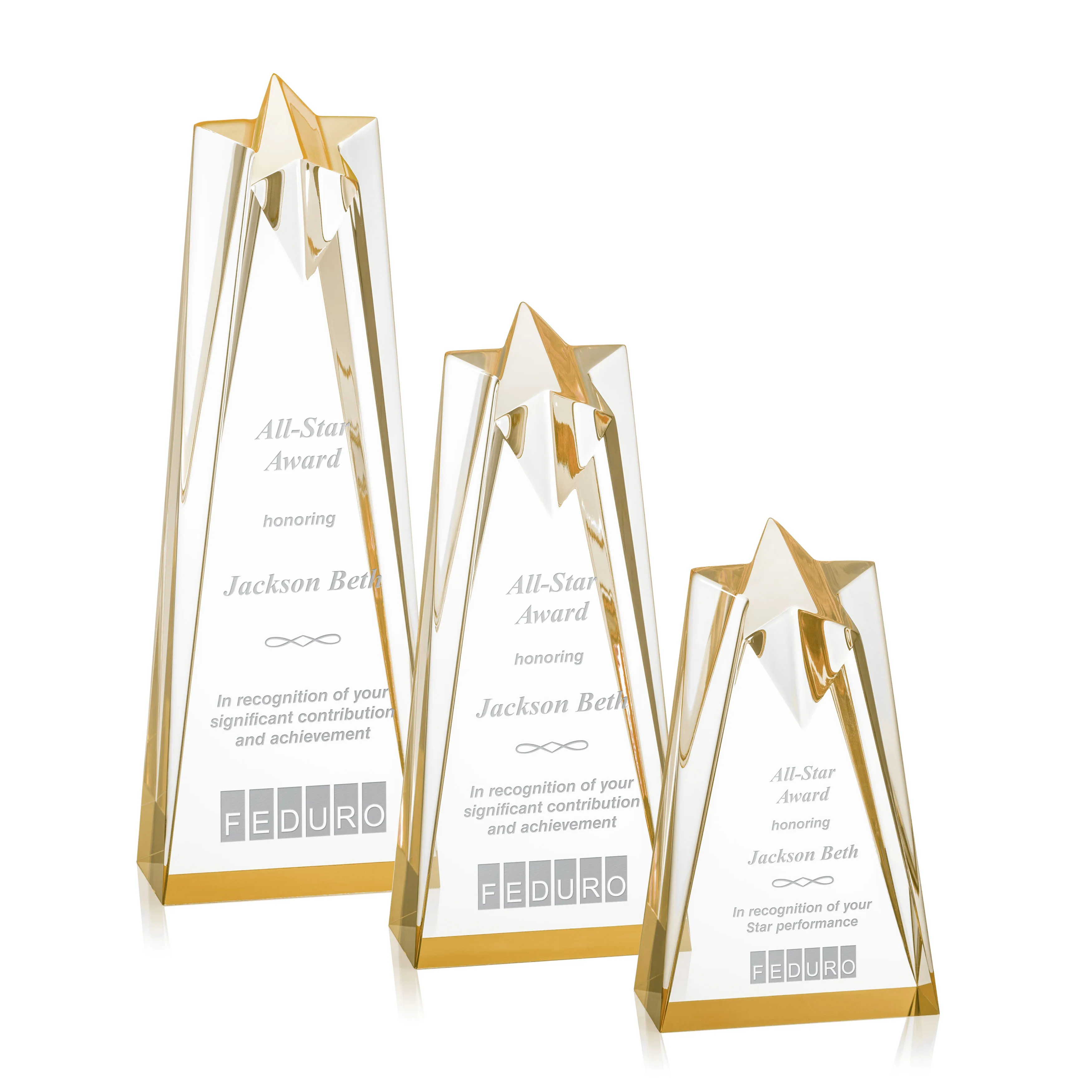 No Base, Laser Engraving, Gold