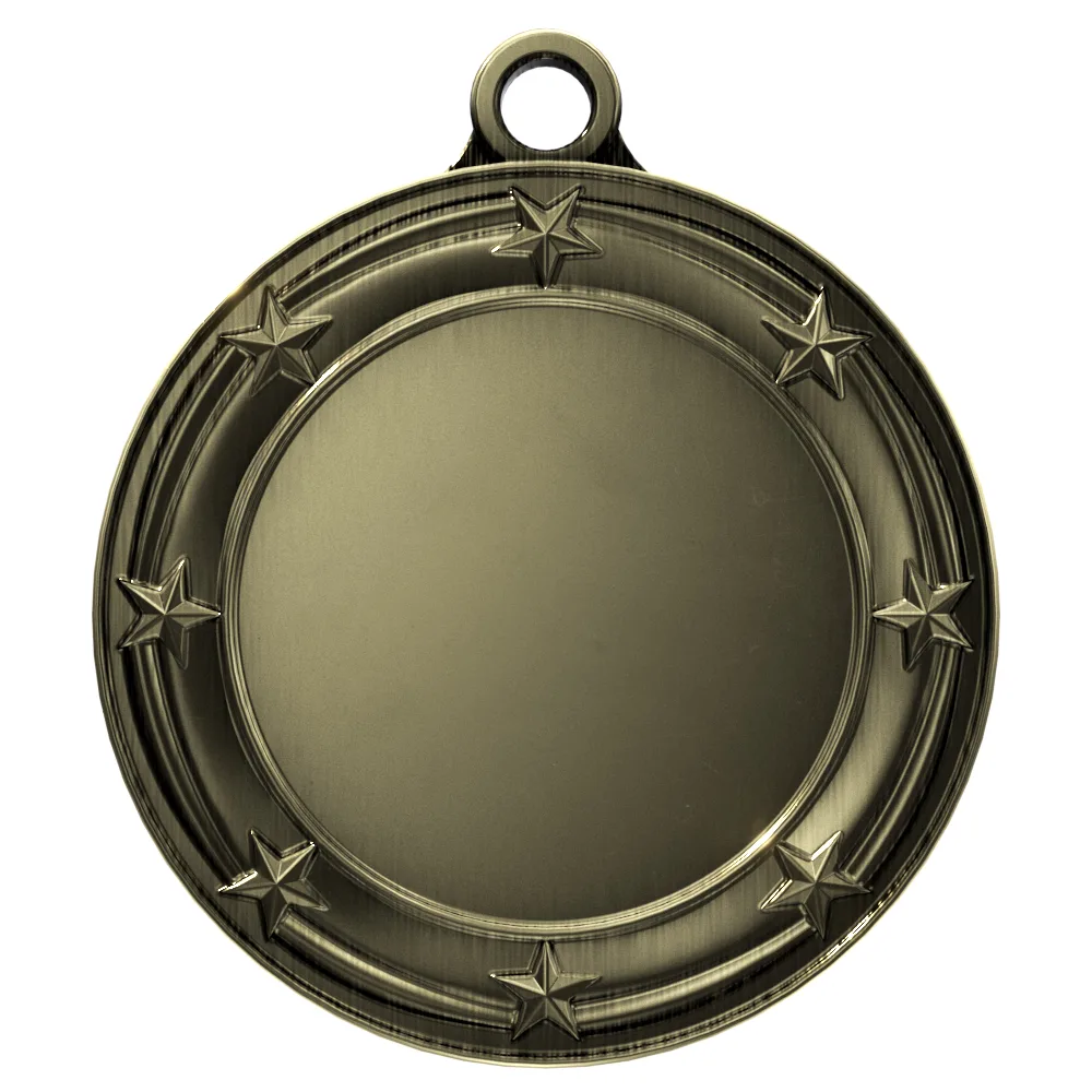 Vibraprint® Antique Star Border Insert Medallion (3") view 2