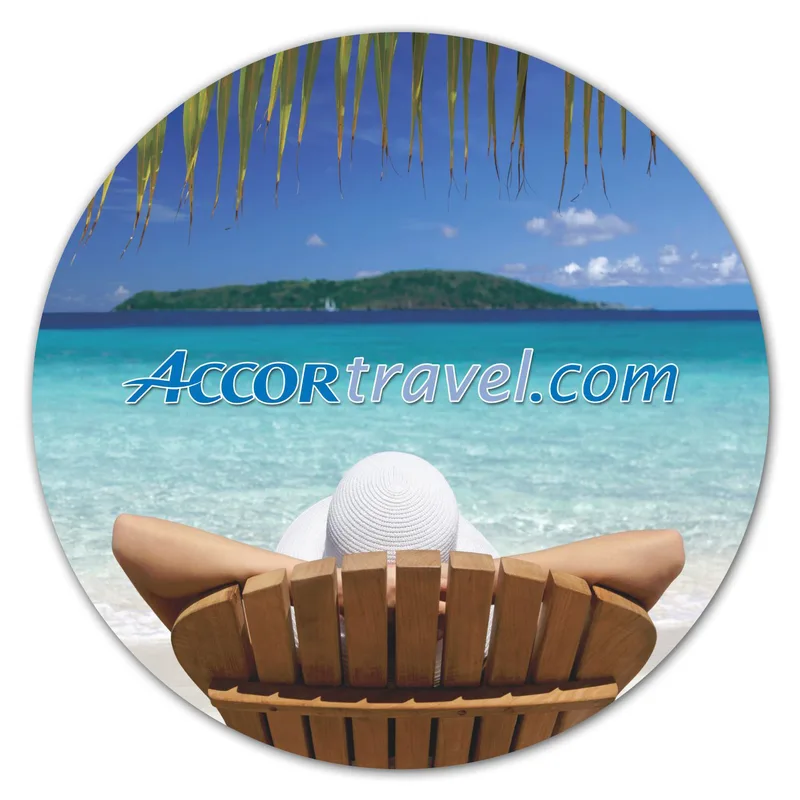 Circle Removable Adhesive Mouse Pad / Counter Mat