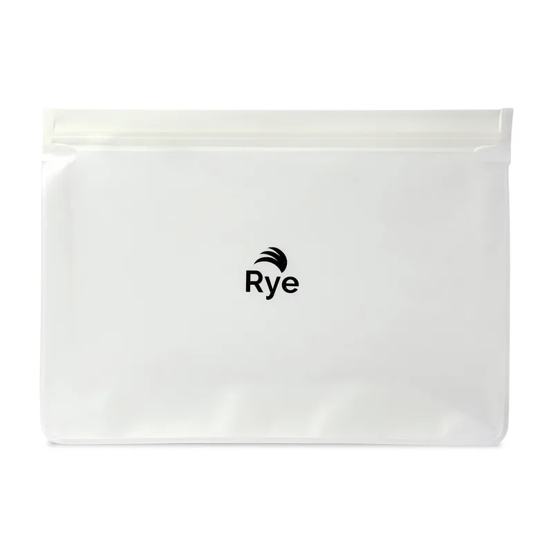 Reusable Stand Up Storage Bag 8 cup - Clear