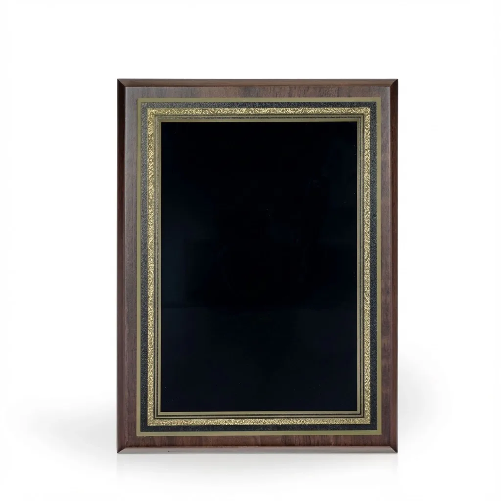 Weber Walnut Award Plaque, view 6