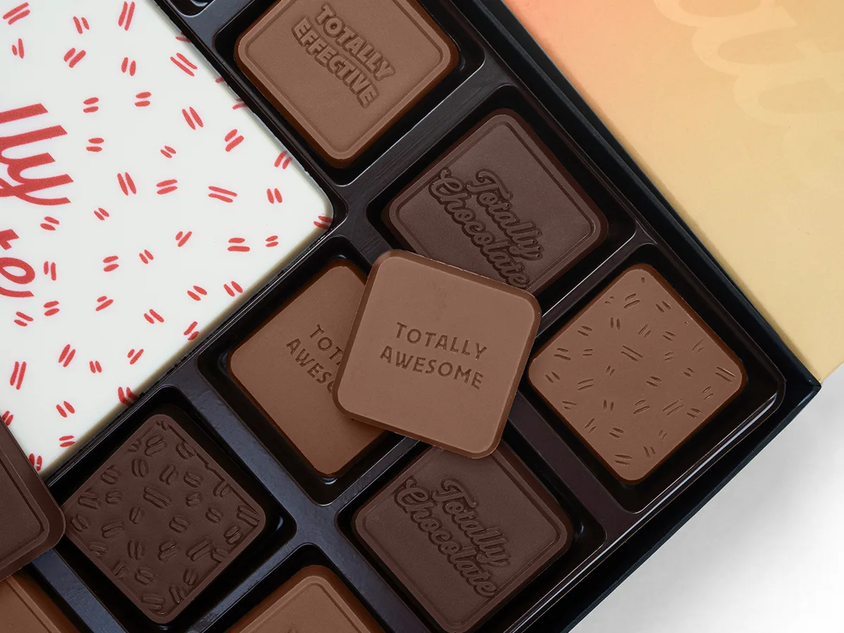 45-Piece Chocolate Ensemble Gift Set with Classic Custom Packaging view 5
