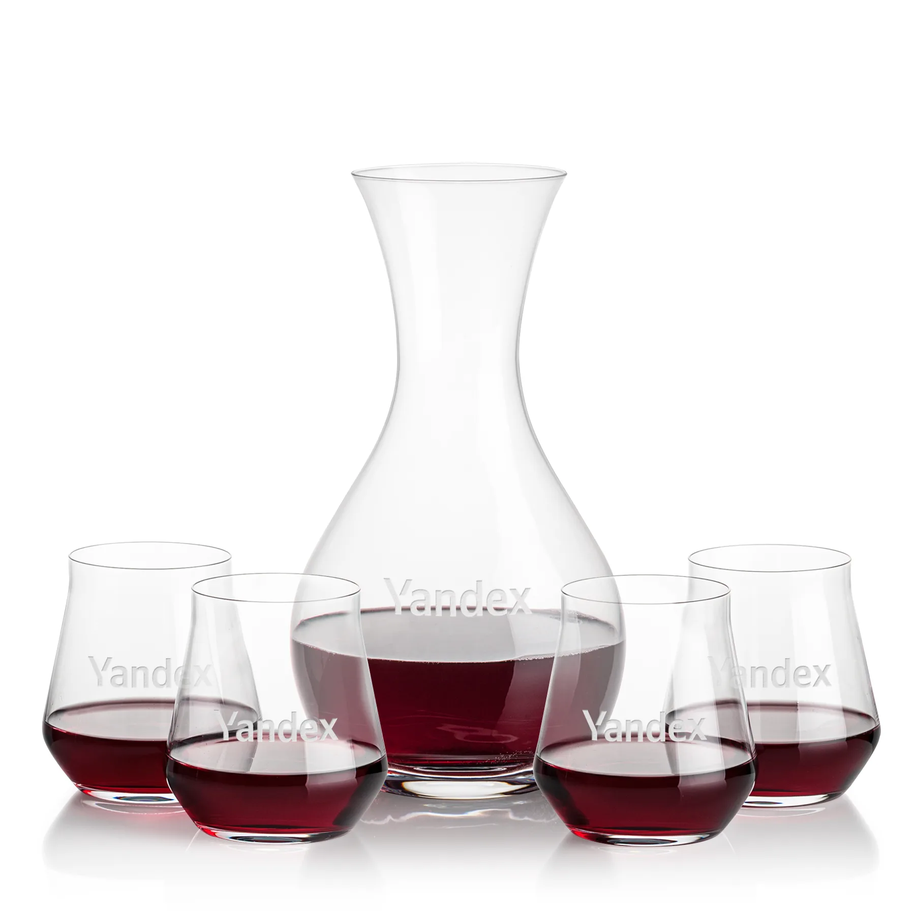 Carafe & 4 Stemless