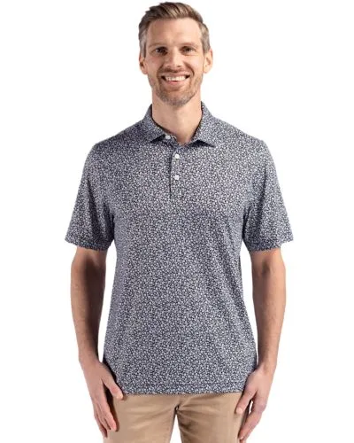 Cutter & Buck Pike Eco Flora Print Recycled Mens Big & Tall Polo view 7