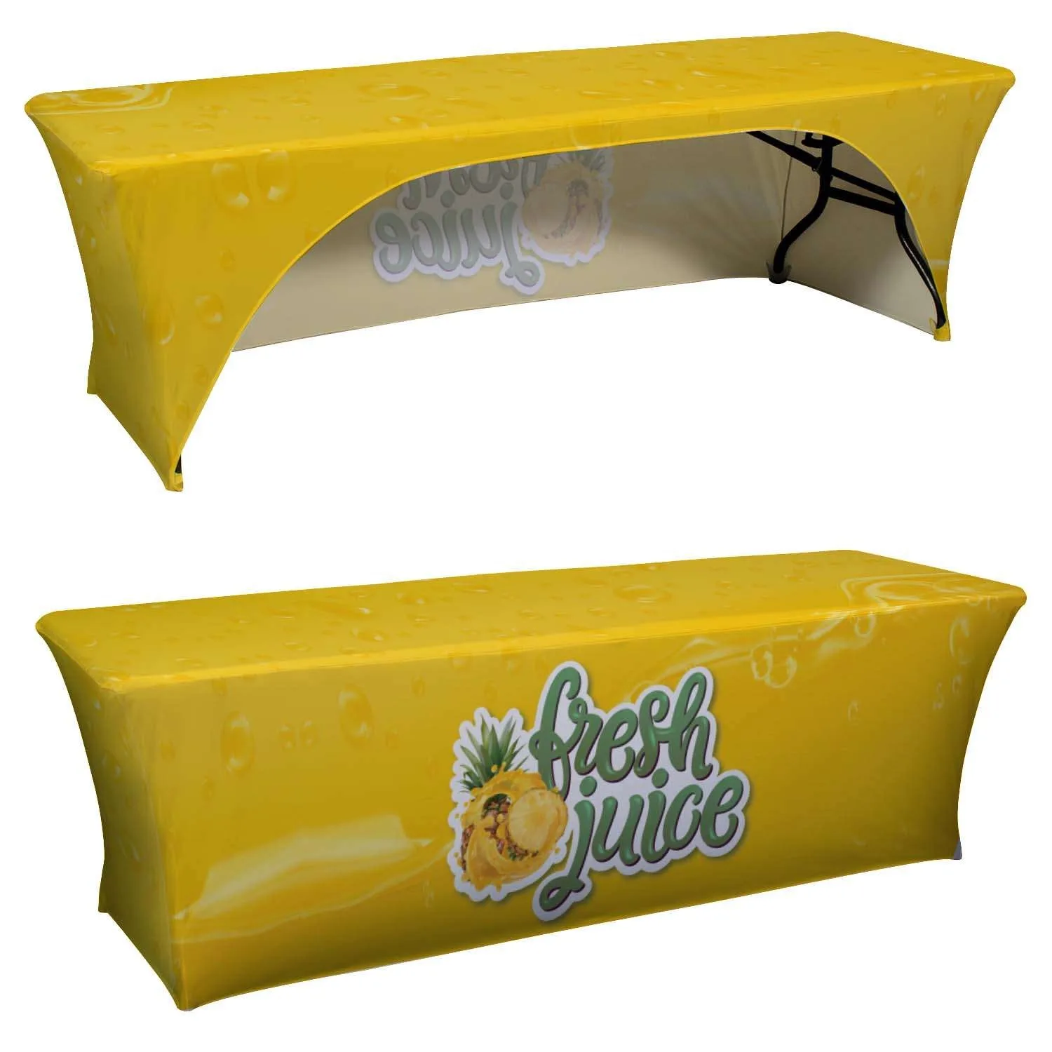 8' UltraFit Curve Table Throw (Full-Color Full Bleed) view 5