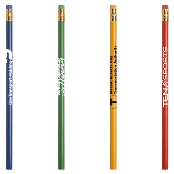 Jo-Bee Recycled Newspaper Pencil w/Matching Eraser view 2