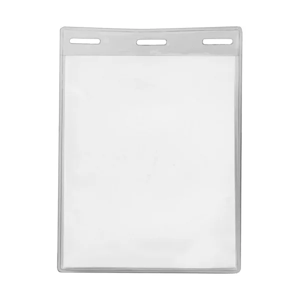 3 5/16" x 4 1/4" Blank Vertical Vinyl Pouch