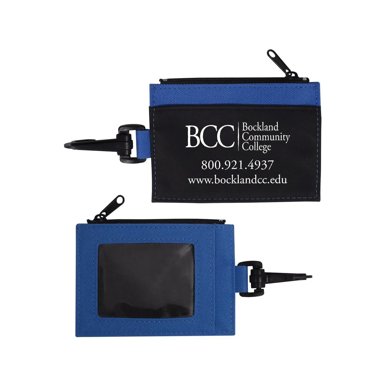 Zippered Id Wallet W/Clip view 3