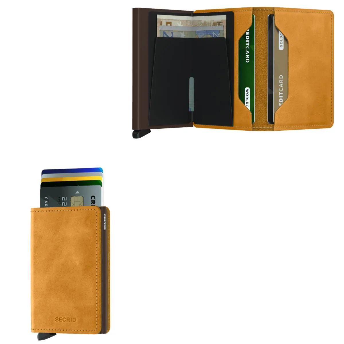 Secrid Slimwallet Vintage Leather - Ochre