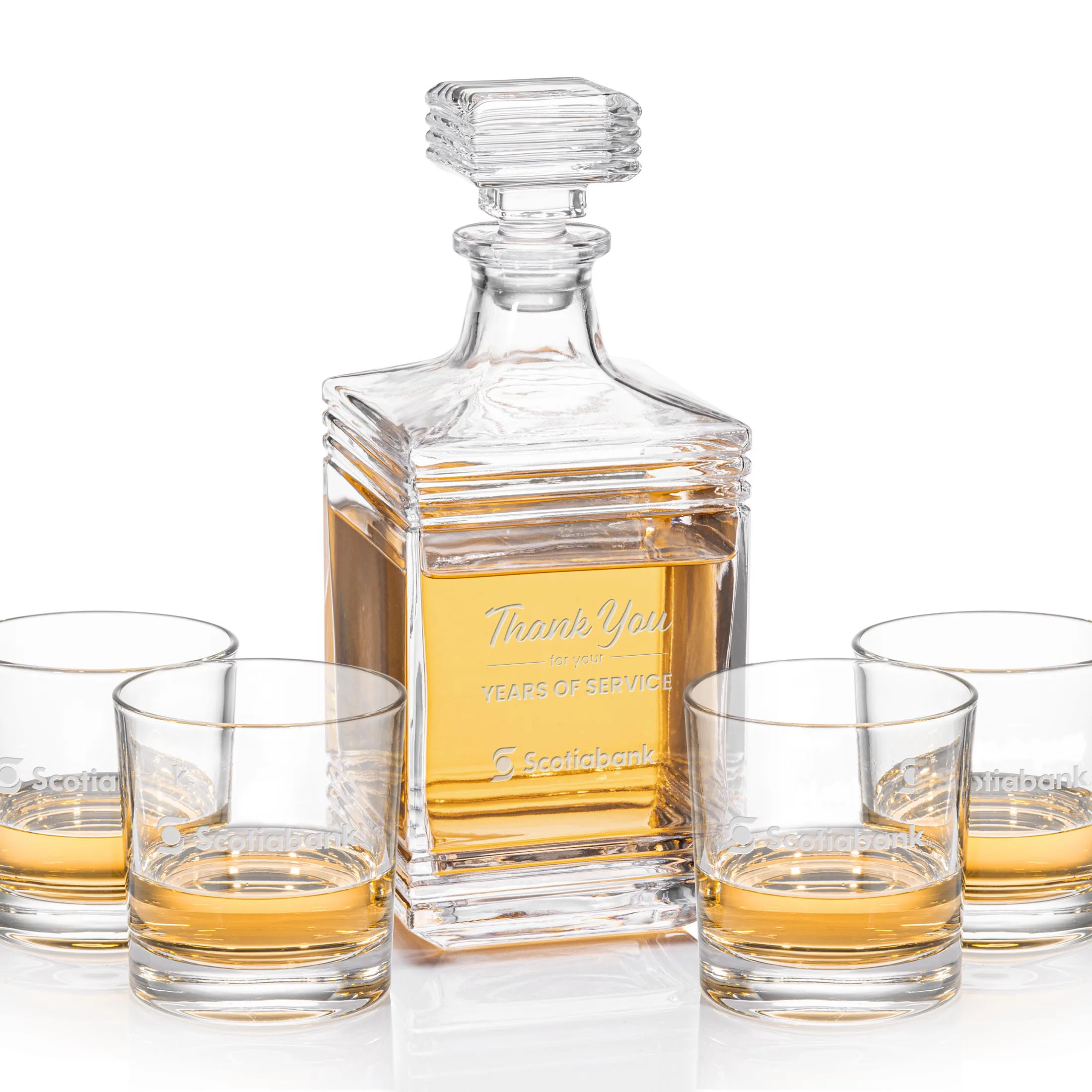 Decanter Set, Decanter & 4 OTR