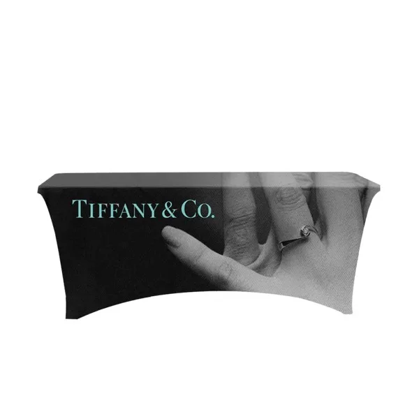 IMPORT 6' Stretch Open-Back Full Color Table Throw view 2
