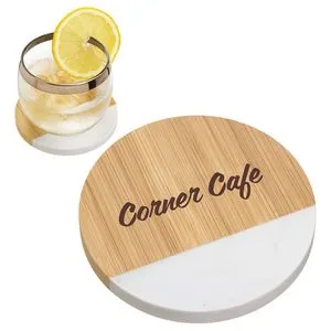 Bamboo/Marble Combo Coaster view 2