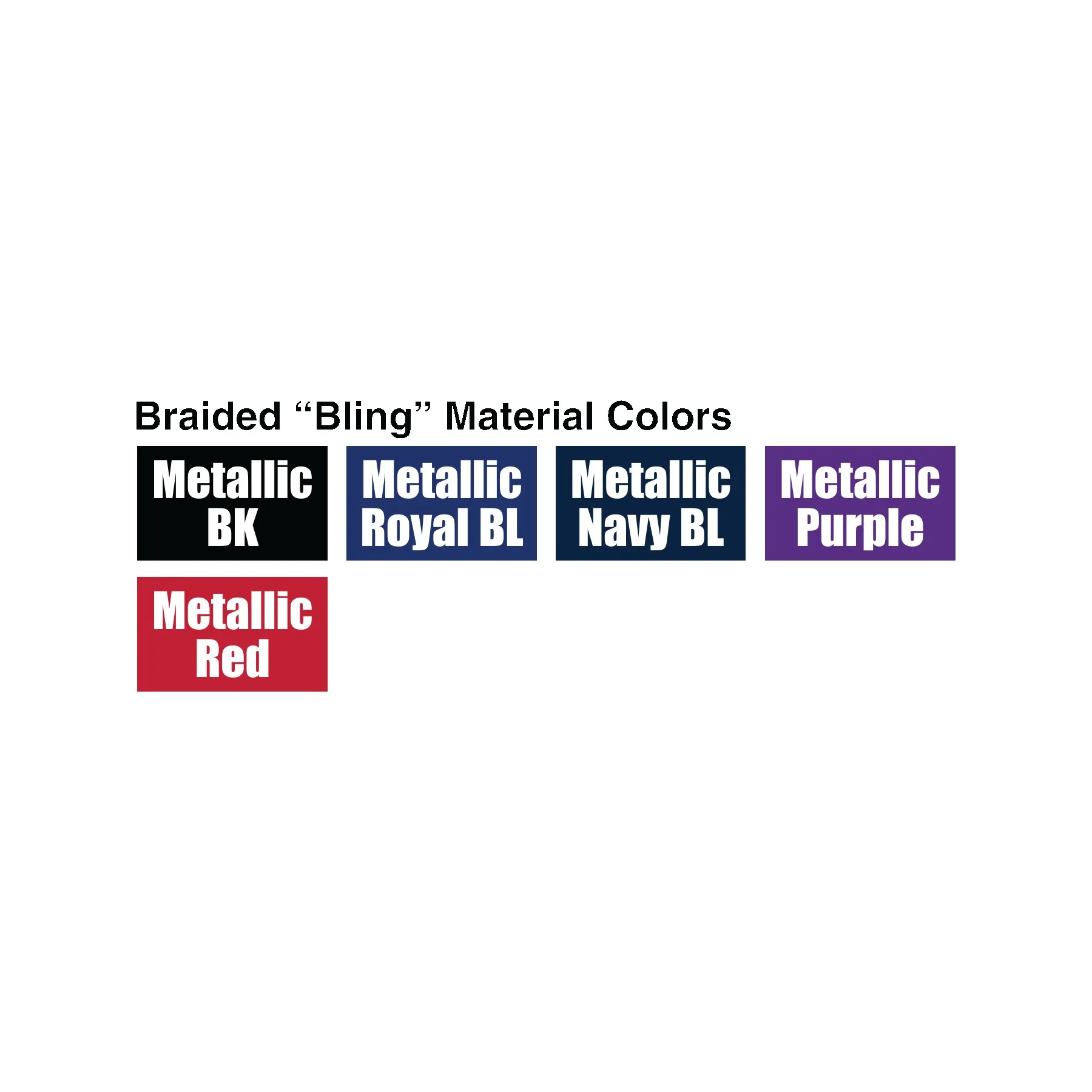 Stock lanyard colors