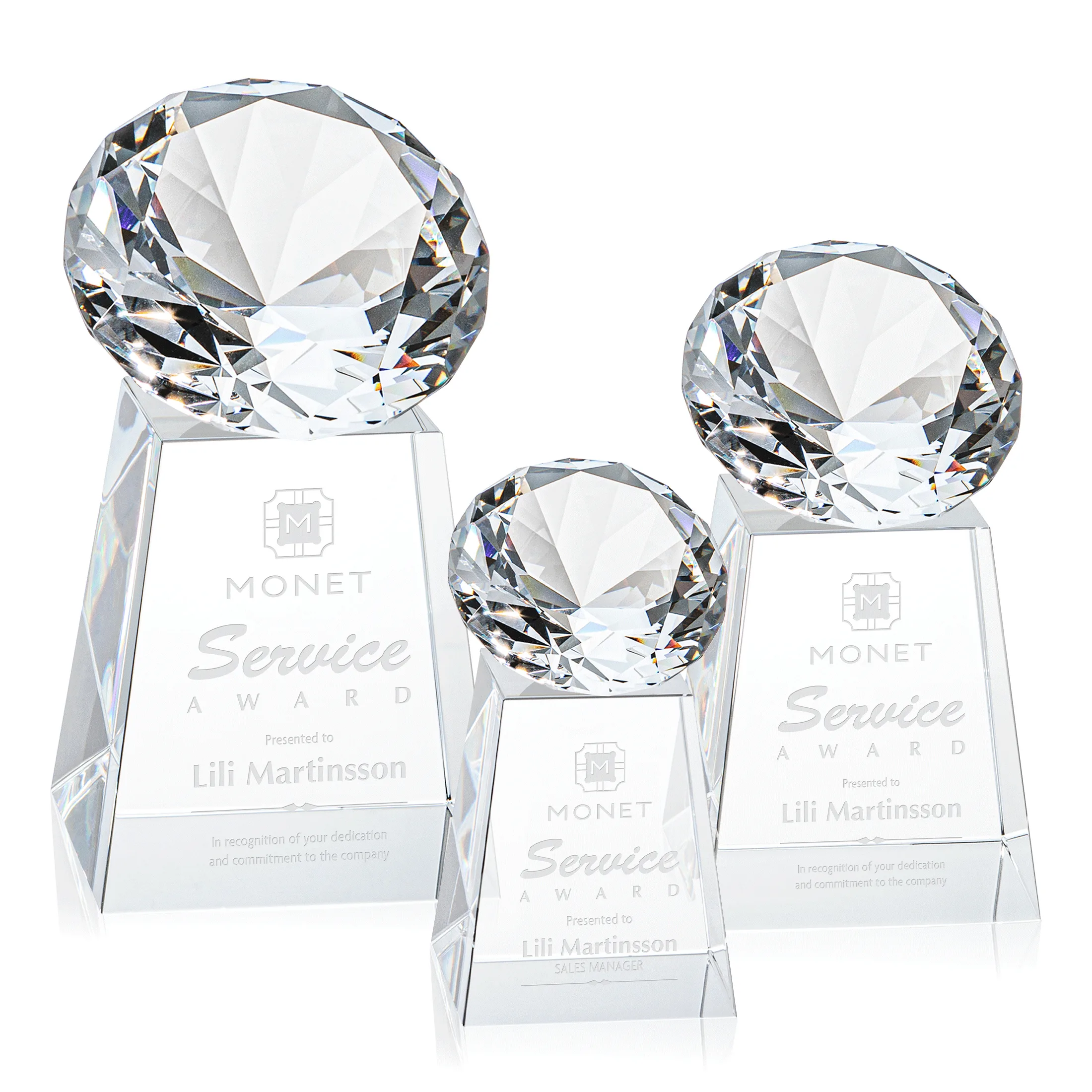 Deep Etch, Clear, Diamond